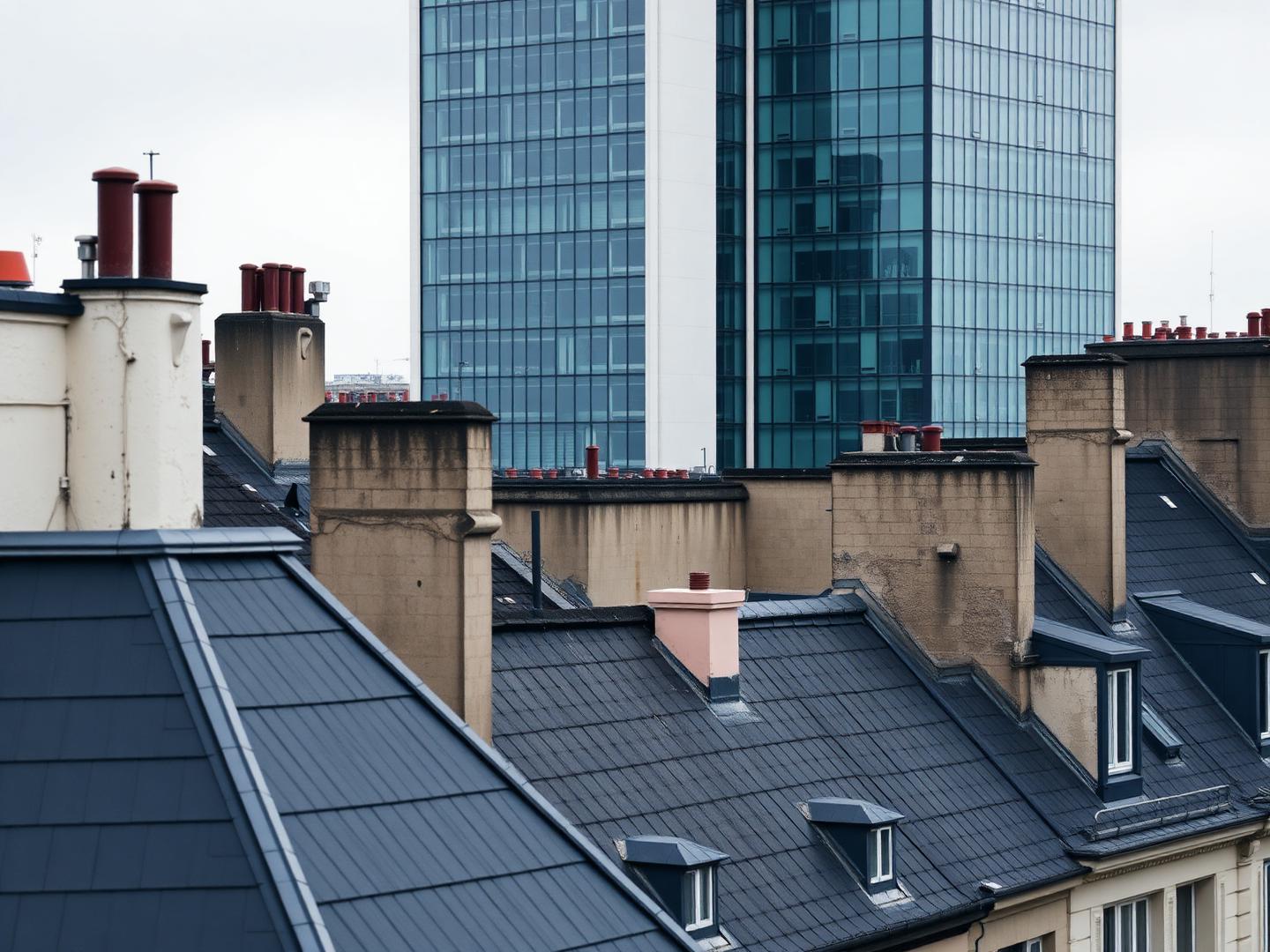 Arquitetura europeia clássica e moderna em Paris