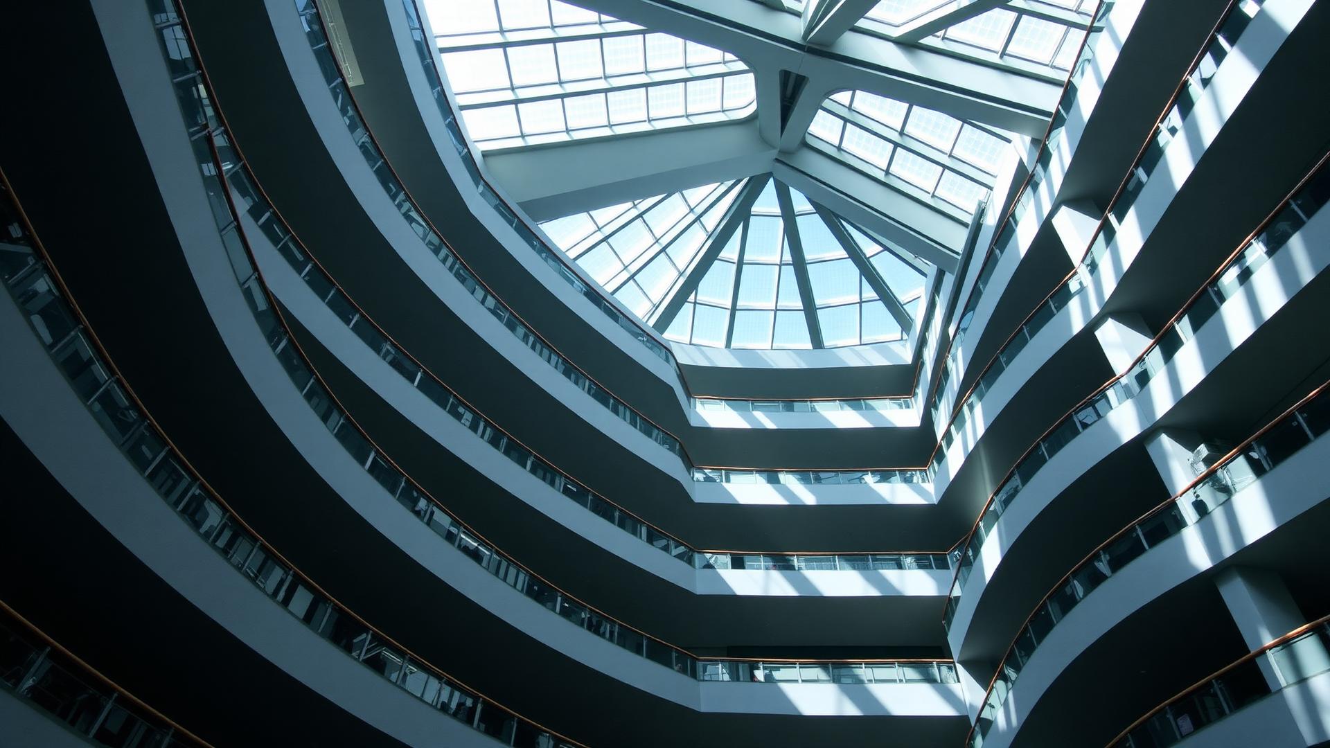 Arquitetura corporativa contemporânea em perspectiva ascendente